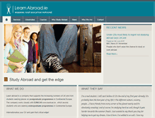 Tablet Screenshot of learnabroad.ie